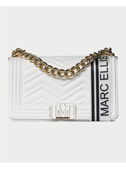 Marc Ellis Quilted Leather Bag MARC ELLIS | FLAT WAVE SMILK/LIGHT GOLD